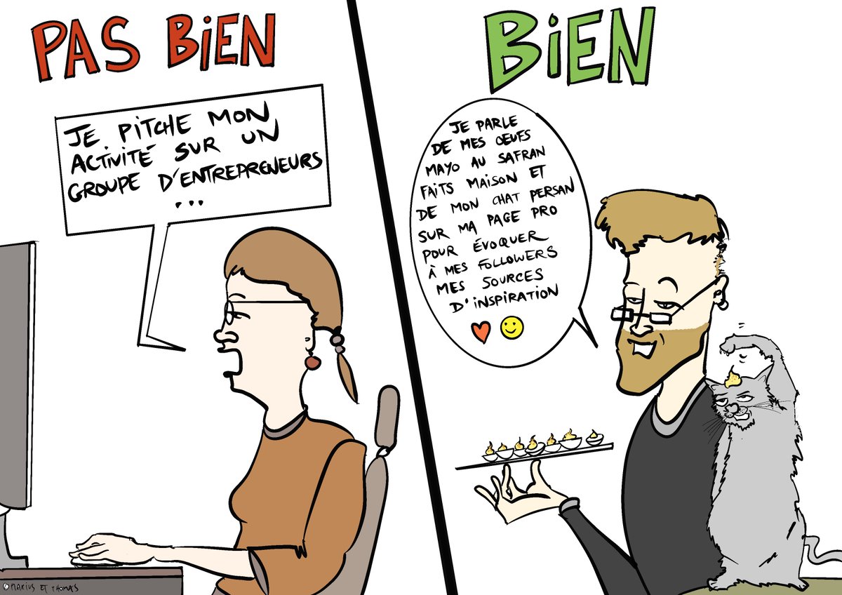 Pitcher son activité.
Cas 3 : éviter la pub cachée.

#activité #business #inspiration