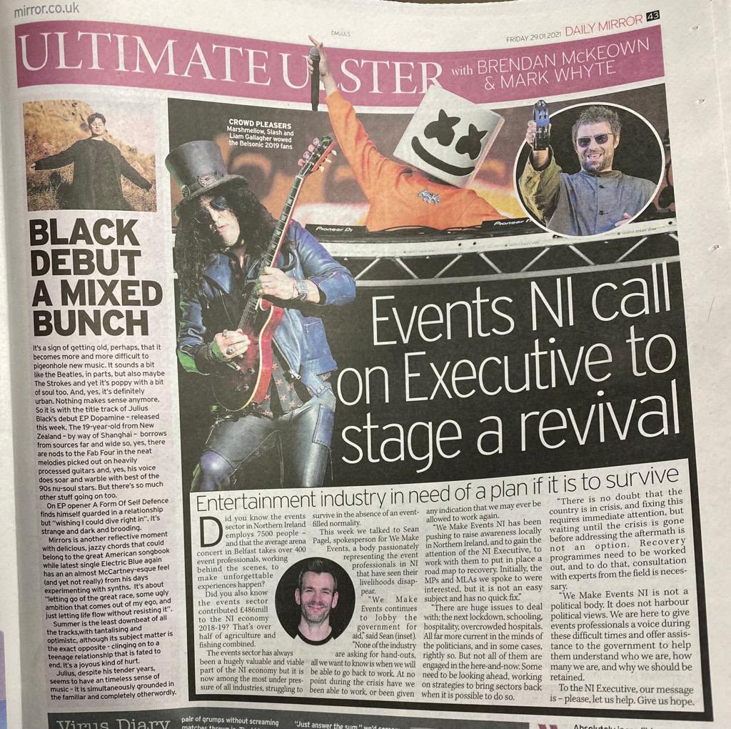 Sean Pagel spoke to The Daily Mirror - Stormont - we need a date, we need a plan!