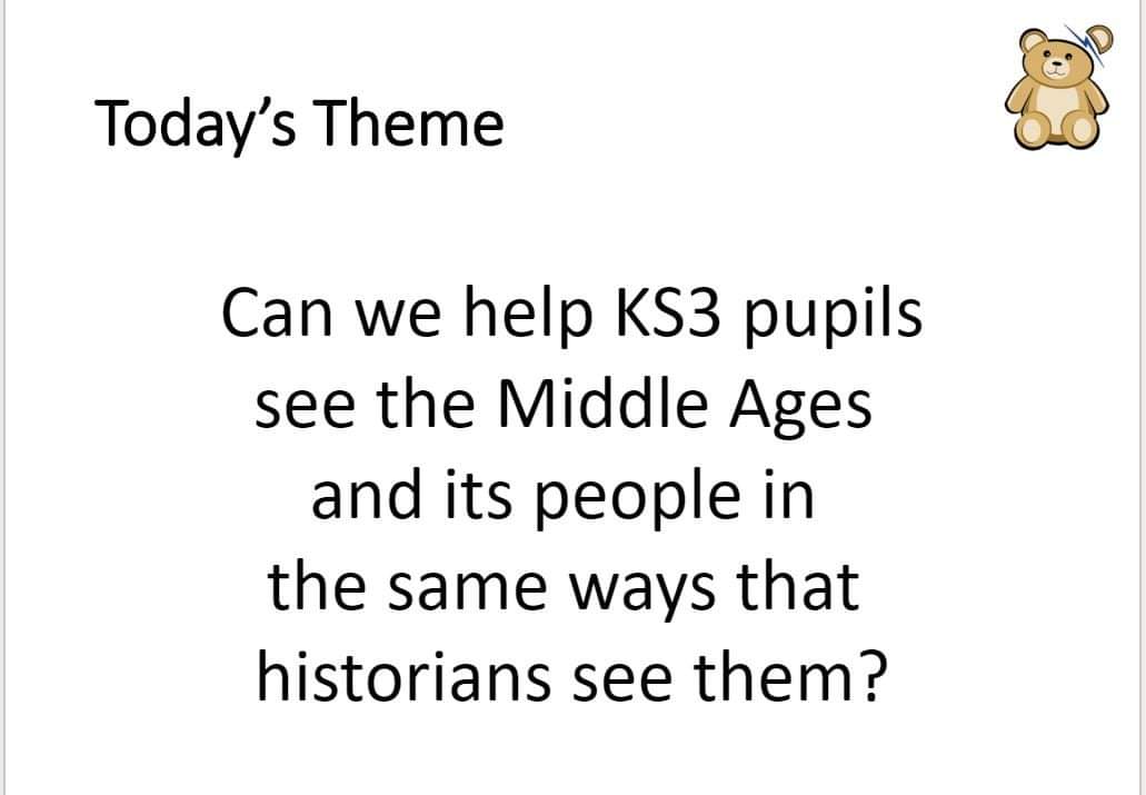 RedKiteTT's tweet photo. Our History cohort were joined by Ian Dawson @BearWithOneEar discussing teaching the Middle Ages at KS3. Lots to learn about addressing and challenging misconceptions and bringing this time period to life for our young people. #redkitescitt #followyourpassion #teachertraining https://t.co/WYM0CnpVpx
