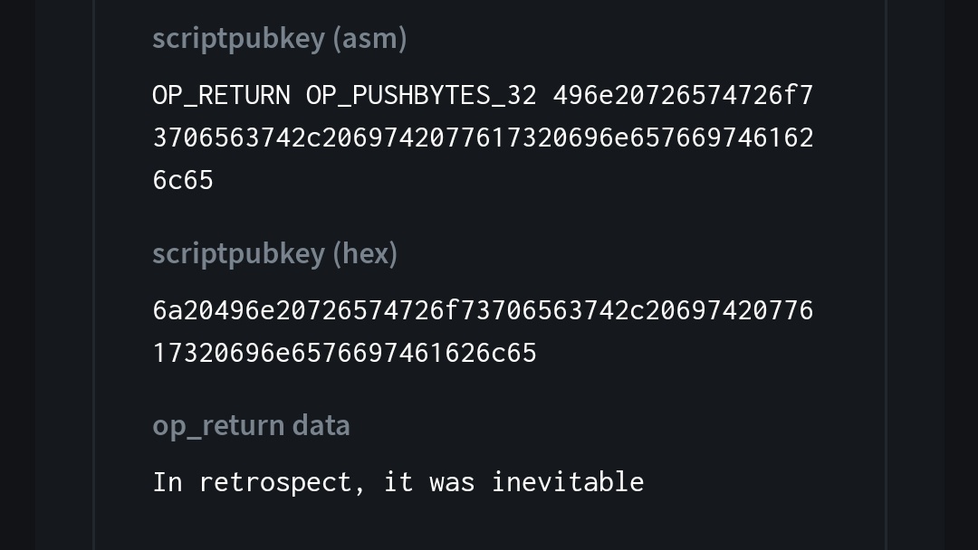 DocumentingBTC's tweet image. This message of @elonmusk's was just embedded into the #Bitcoin blockchain for all of eternity.