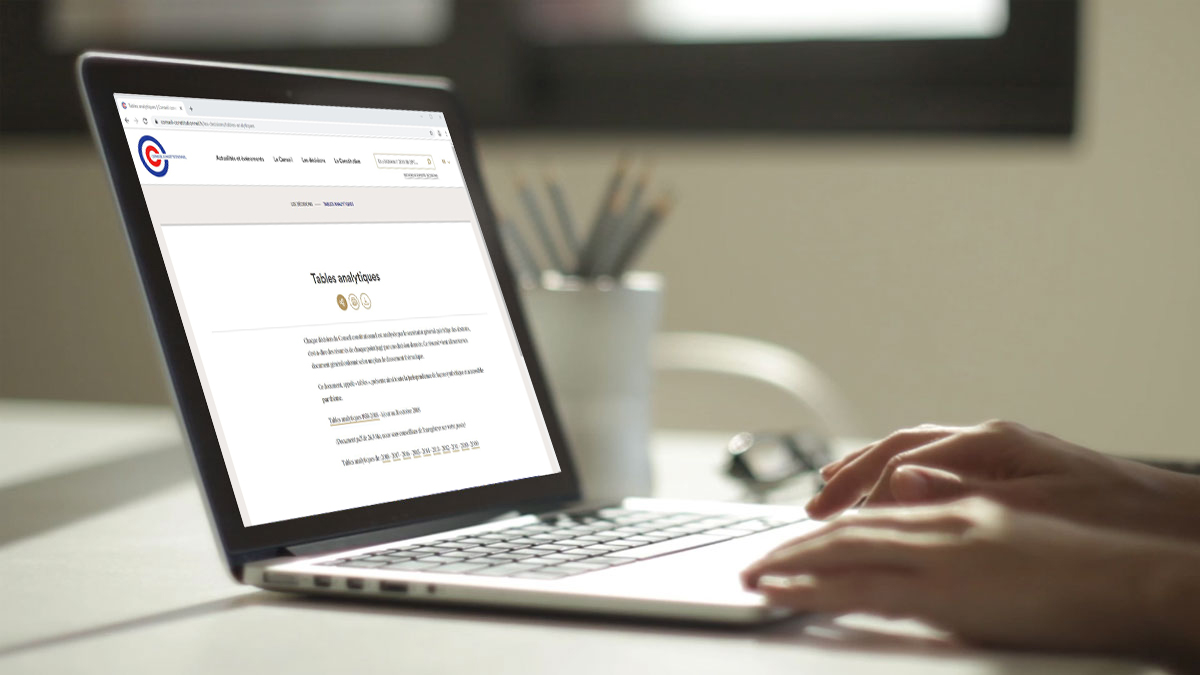 Mise à jour au 01/01/2021 des tables analytiques des décisions du Conseil

👉 ow.ly/sEaB50DlE8b

Les décisions font l'objet d'une analyse exhaustive et synthétique au sein d’un plan de classement et présentent la jurisprudence de façon systématique et accessible par thème