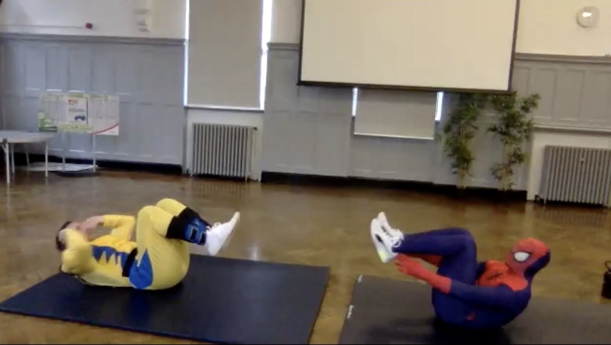 HazelburySch's tweet photo. To support our staff to look after their wellbeing our sports leads hosted a live workout session so that we could come together, have fun and get active! #staffwellbeing @AFNCCF https://t.co/EWGhPvBucH