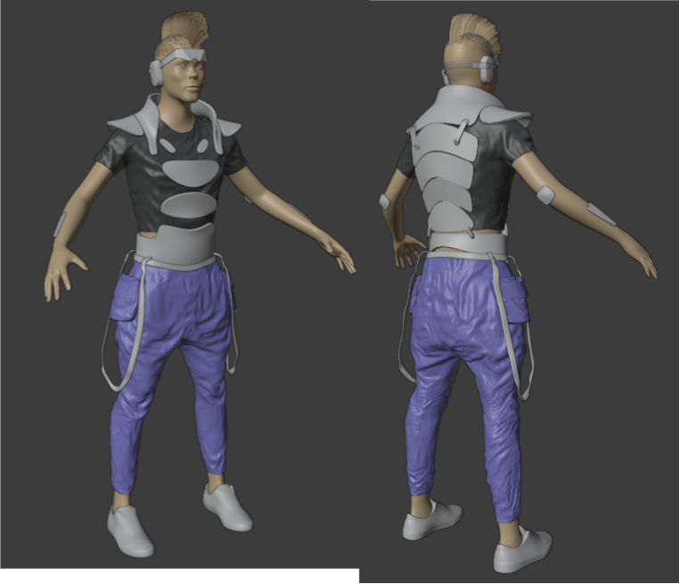 leoskateman's tweet photo. Blender cloth brush power really shows, made these wrinkles in about 15min https://t.co/7eqIyK8GFf