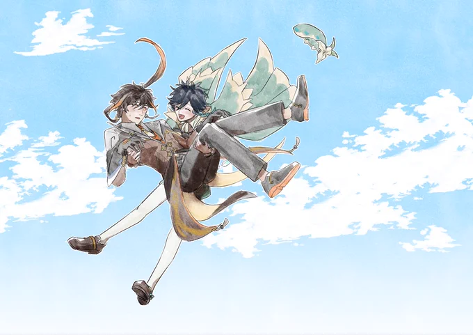 ※ウェン鍾 #venzhong

「空でなら君を、」

#venti
#zhongli 