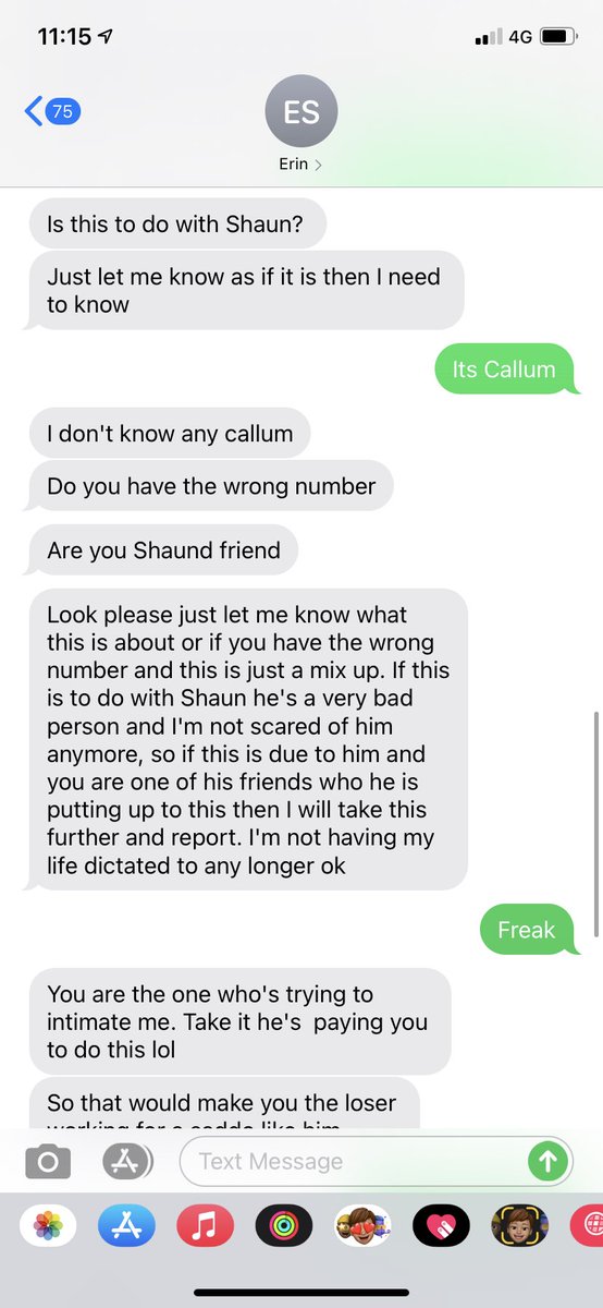 callumduthie1's tweet photo. Hahahahahahaha been texting Erin’s old number for ages not realising it’s not her and thought Erin was just winding me up for ages turns out I’ve been texting this random Quine for ages @ErinSlater_ https://t.co/6EBVvIPMl1