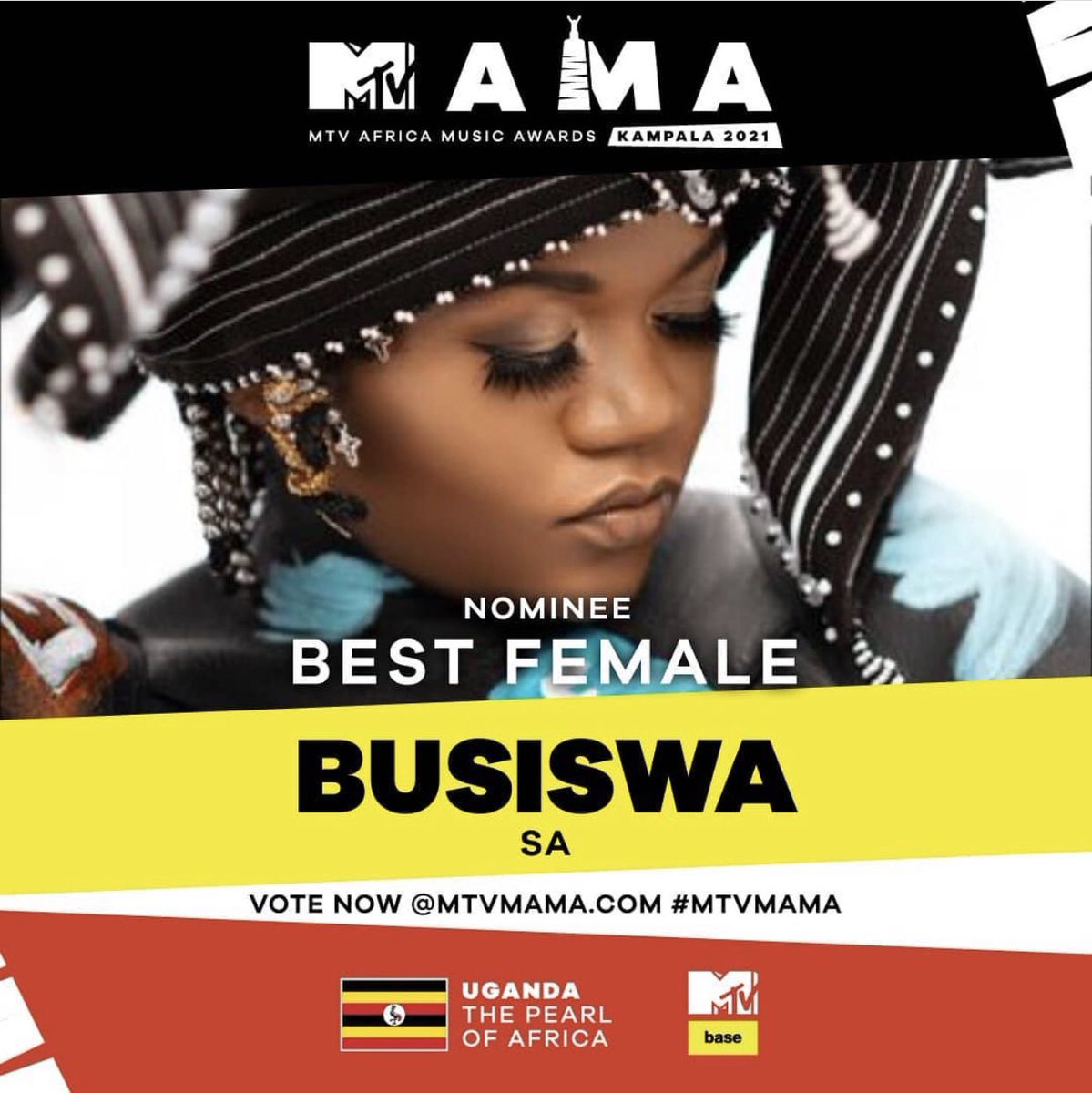 <a href="/mtvmamas/">mtvmamas</a> are back! #VoteBusiswa via mtvmama.com 
•
You can vote as many times as you desire! 
Closing date 30/01/2020 #ProudlySouthAfrican 🇿🇦 
<a href="/BusiswaDaily/">BusiswaDaily 📥</a> /<a href="/busiswaah/">Her Majesty</a>