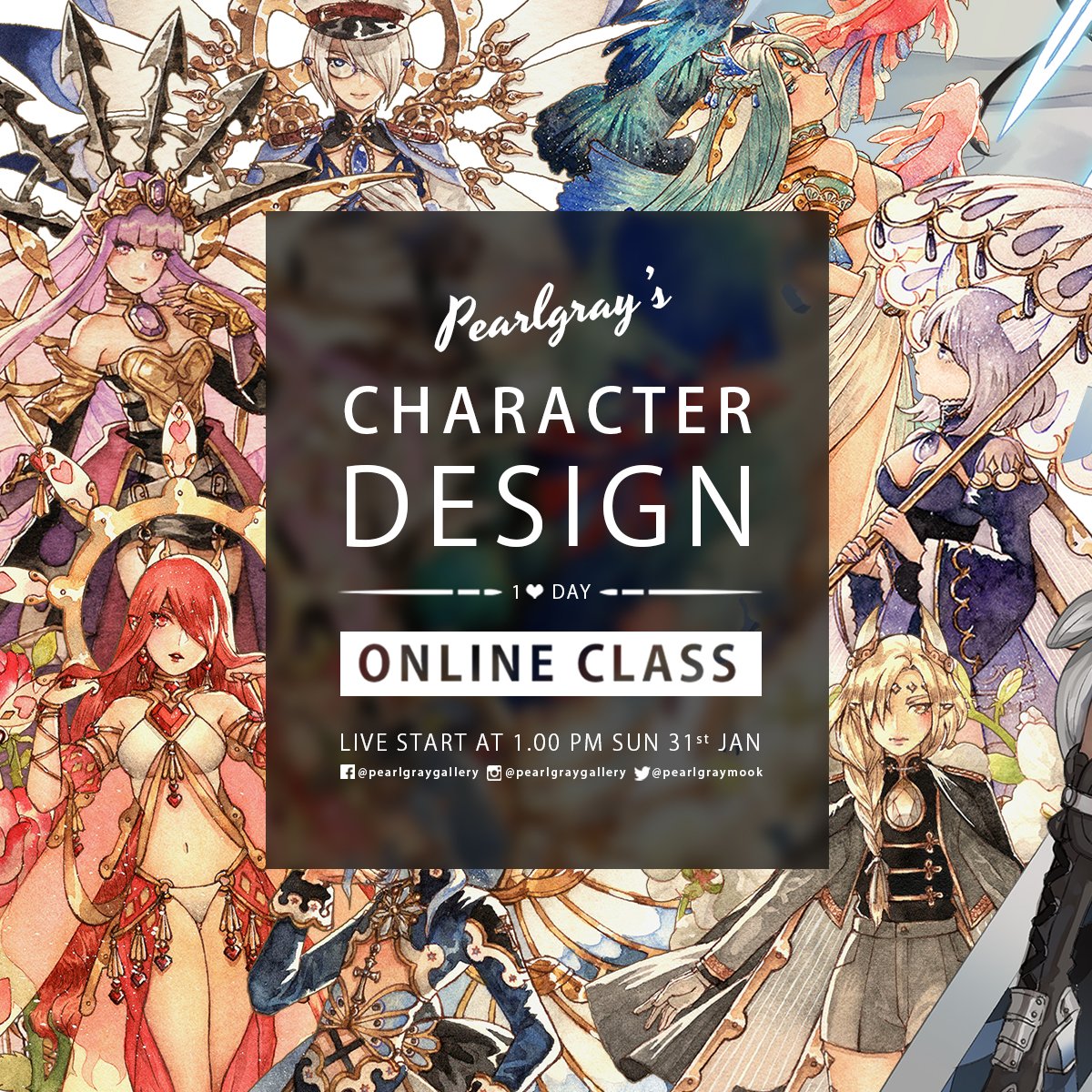 pearlgraymook's tweet image. Character design online workshop
เวิร์คชอปออนไลน์สอนออกแบบตัวละครจะไลฟ์สดวันอาทิตย์ที่ 31 ม.ค.นี้นะคะ ใครอยากเรียนรอบสดยังสมัครได้ถึงวันพรุ่งนี้เด้อ รายละเอียดคลาสจ้ะ &amp;gt; bit.ly/3aAZZOY