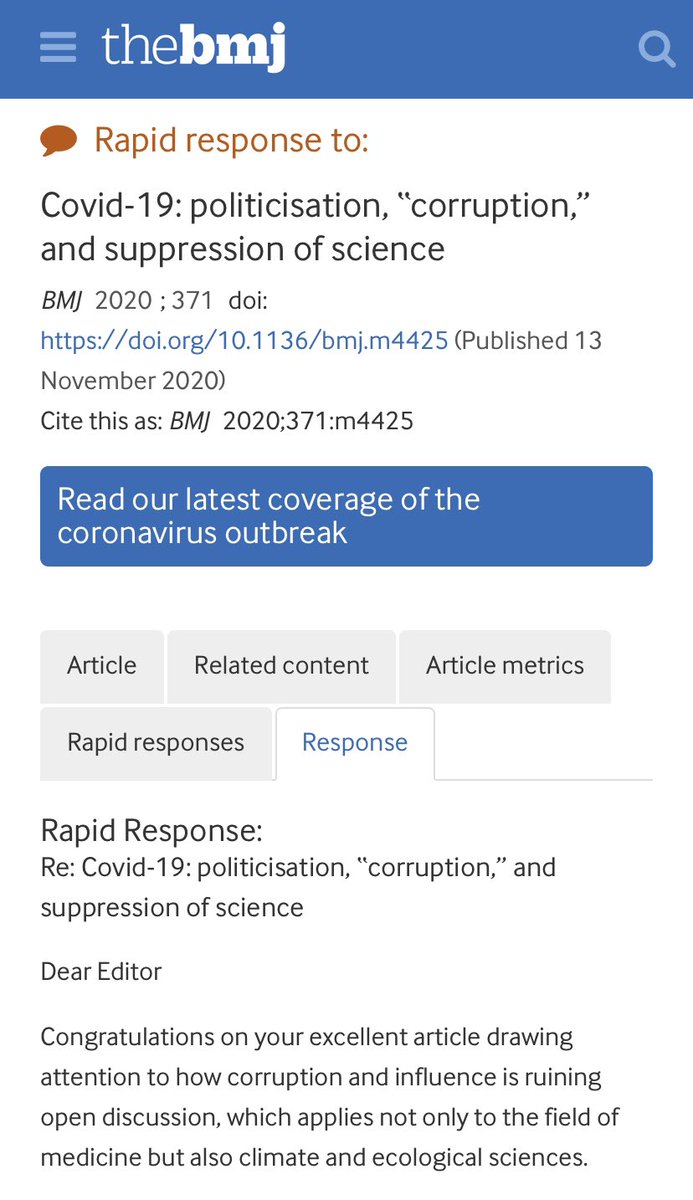 Unless a brave enough investigative journalist, or two, would make a thorough job of looking past mirages of state-endorsed ‘fact checks’ to engage with specialist scientists such as  @MichaelYeadon3 with (PhD respiratory pharmacol.) who offers facts worthy of our attention....