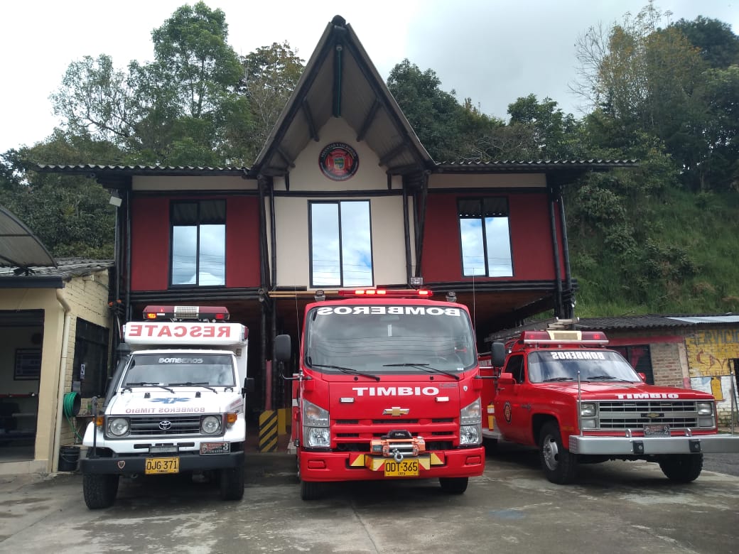 CUERPO DE BOMBEROS VOLUNTARIOS  TIMBIO CAUCA
"voluntad y sacrificio"