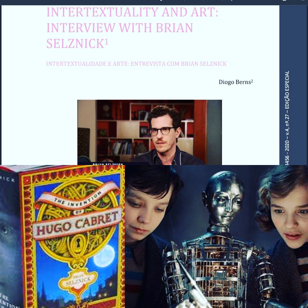 A Revista Acadêmica Revell publicou a entrevista que o autor, ilustrador e roteirista Brian Selznick me concedeu ano passado:

periodicosonline.uems.br/index.php/REV/…