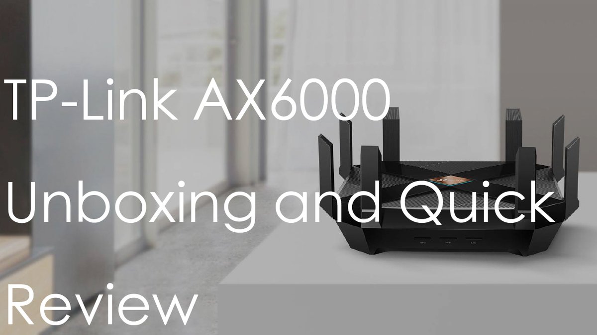 MiscHype's tweet photo. 010 TP-Link AX6000 Unboxing and Review
https://t.co/wCZYtiMN47
#80211AX #AX6000 #Router #TPLink #Wifi6 #Wireless
https://t.co/rbzLoZFn8N https://t.co/gy2HM8adTs