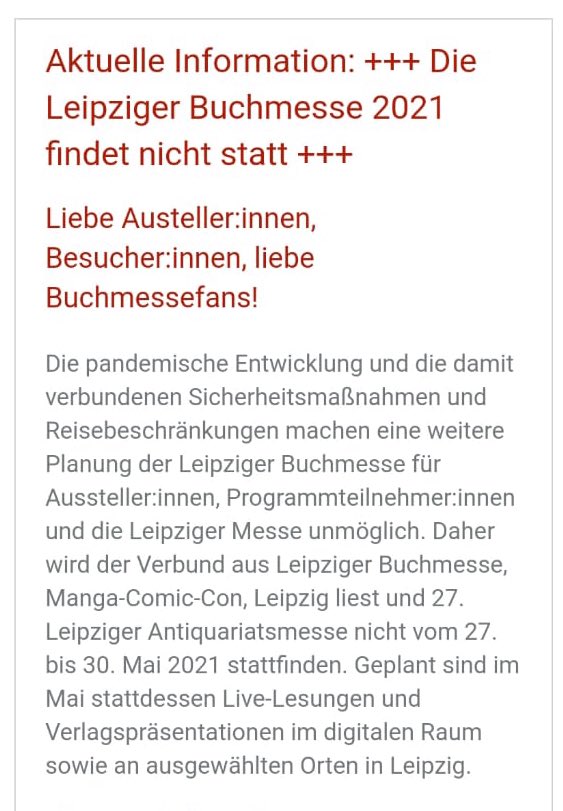 BerufMit's tweet photo. Die schlechte Nachricht hat euch bestimmt schon erreicht. Alle Infos zu unserem Stand und den Lesungen kommen in den nächsten Wochen hier, auf Insta und Fb. Bis dahin bleibt gesund https://t.co/0eVivCGcRY