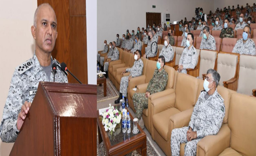 92newschannel's tweet photo. Debrief session of Pakistan Navy’s Operational Exercise RIBAT-2021 held at Karachi #PakistanNavy #RIBAT2021 #Debriefsession
https://t.co/B3FDTjlm4e https://t.co/yFxhG6WWnr