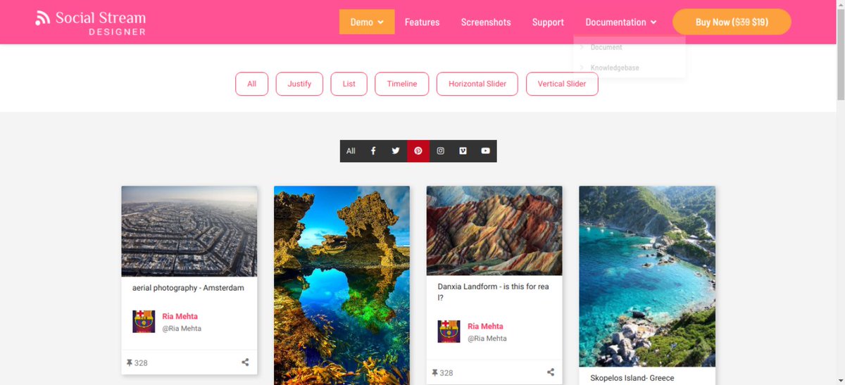 marymartinjr's tweet image. Wanna bring all 🤩 popular social networks #post to encompass on one #website?

Get it done with the #SocialStreamDesigner WordPress plugin. It supports 14 popular #socialmedia platforms.

View Demo: bit.ly/3beizK8

#WordPress #WordPressWebsite #socialstream #Traffic