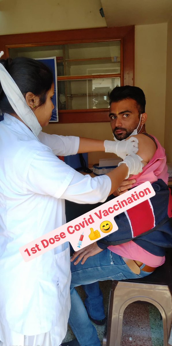 1st Dose Covid 19 Vaccination
#COVID19