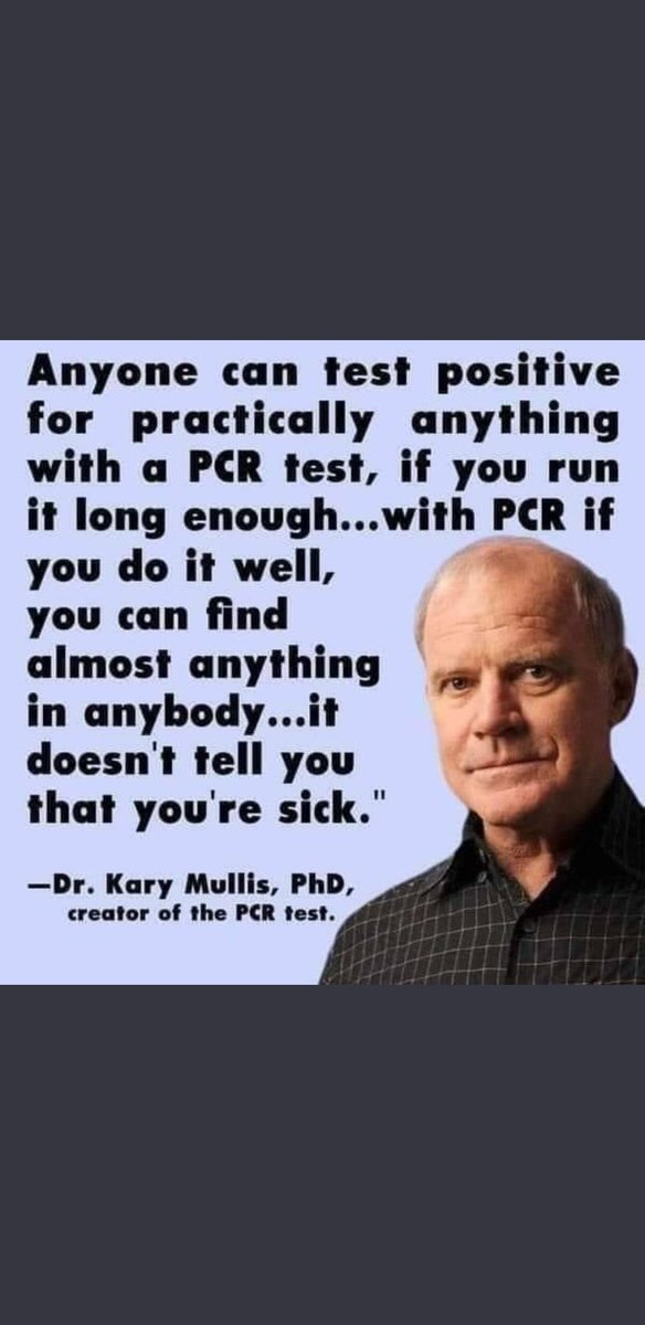It would be pertinent to bring to the public’s attention that “there is no evidence that this test has any relevance at all” and that the packaging of the Roche PCR test states “you cannot use this test to find or detect a virus” (both quotes Dr Tom Cowan).  Dr Karry Mullins...