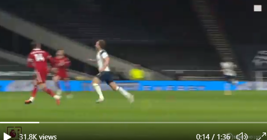 Tactical breakdown - what went wrong for Harry Kane? England's Saviour (TM) went off injured against Liverpool in an incident that experts are calling 'Karma'. Let's look in detail.All appears well to begin - Kane ignores the ball and focusses on getting to the man.
