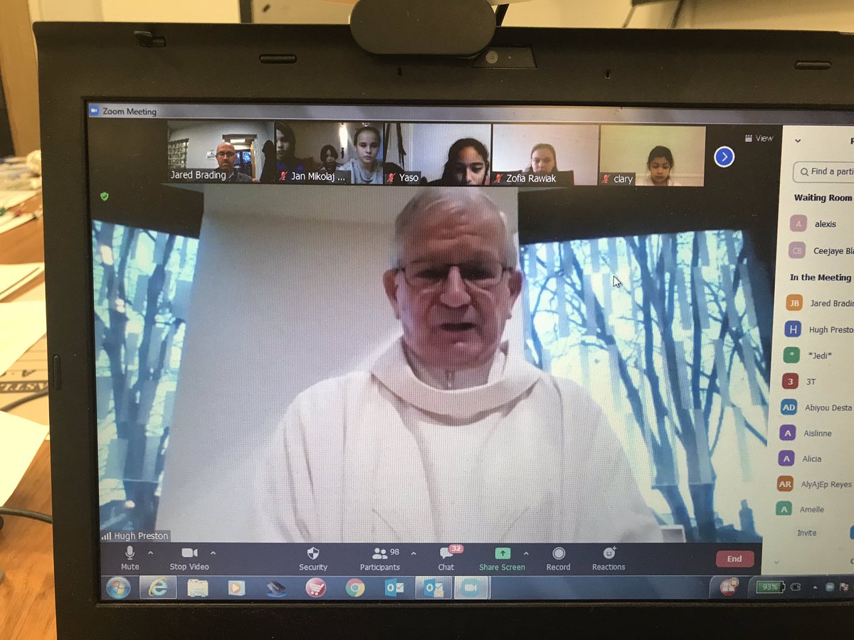 Sacred_Heart_1's tweet photo. Thank you Fr Hugh @SacredHeartSW11 for a wonderful mass to celebrate the Feast of St John Bosco. Well to all the children who participated @SJBC_London @Sjbcchaplaincy @RC_Southwark #DonBosco #virtualmass https://t.co/QteAo5gzbj