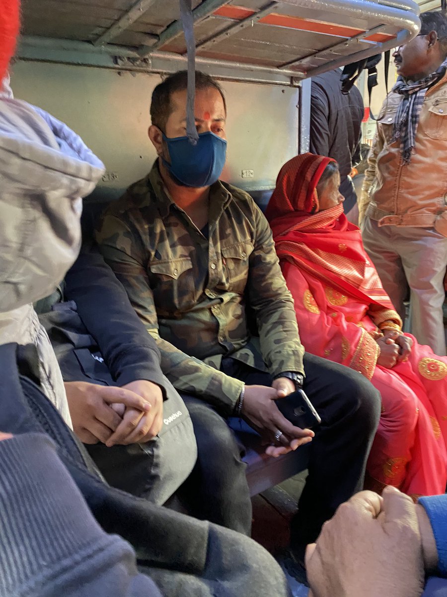 deep_NitB's tweet photo. Sad to see this scene in this COVID situation.
Poor management by railway 😠
FYI - This is a reservation coach
Not able to sit on our own reserved seats
@Indianrailway18 @PiyushGoyal @RailMinIndia @RailwaySeva https://t.co/qqd6UJsN8I