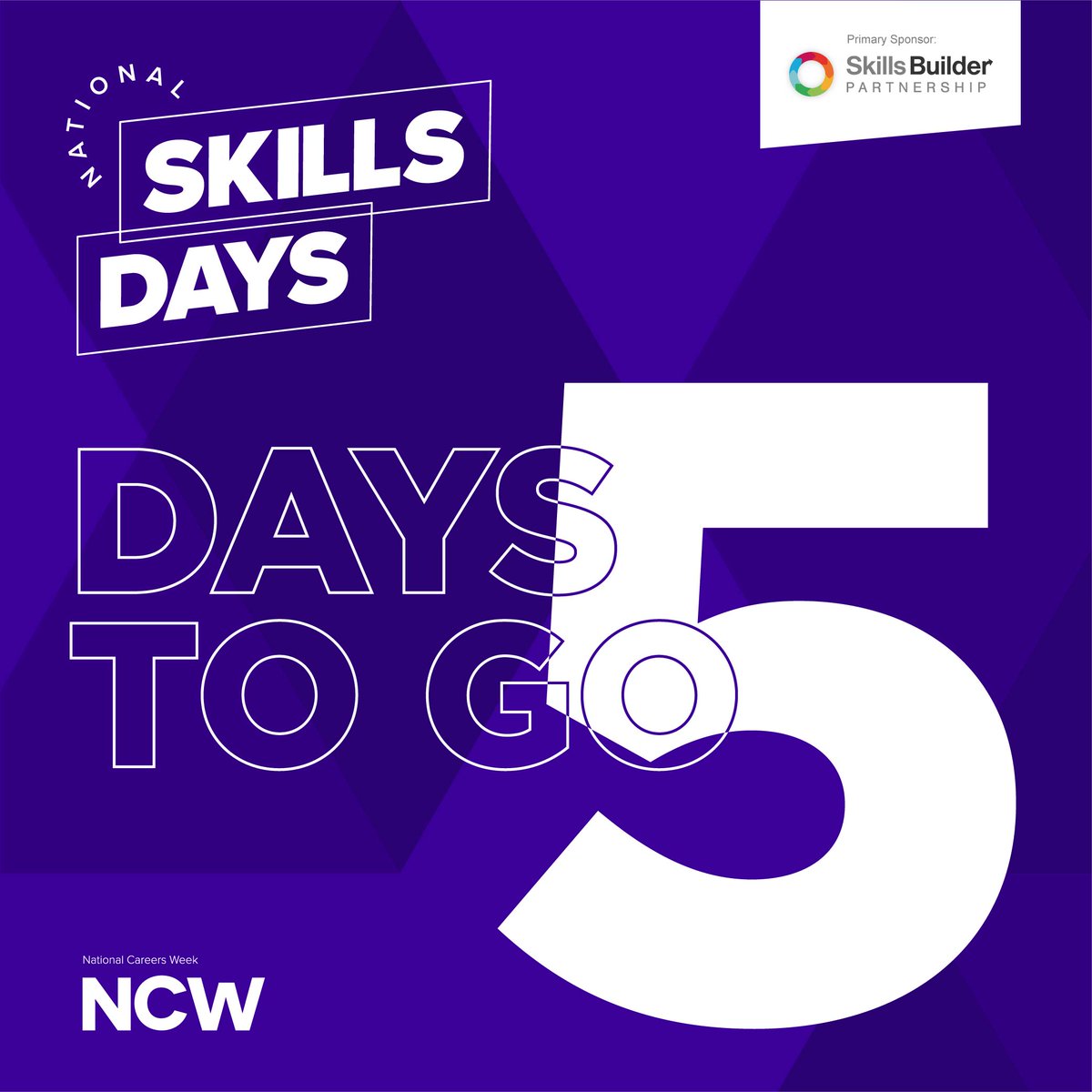Just 5 days until <a href="/NCWSkillsDays/">National Skills Days</a> 2021! What skills do you have? #myskills #employability