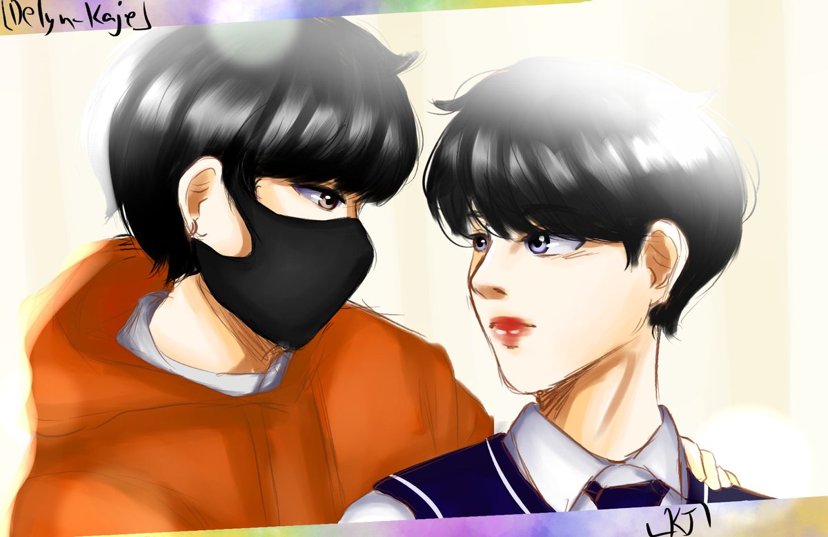 DelynKaje's tweet photo. ⚠️Spoilers???⚠️
So I kinda failed Yeon Woo's hair color cuz it's suppose to be kinda brown and the proportions in the 3rd pic but yeah....
EPISODE 1 OF COLOR RUSH!!!
#ColorRush #컬러러쉬 #art #bl #fanart #colorrushep1 https://t.co/AO8jdghMQP