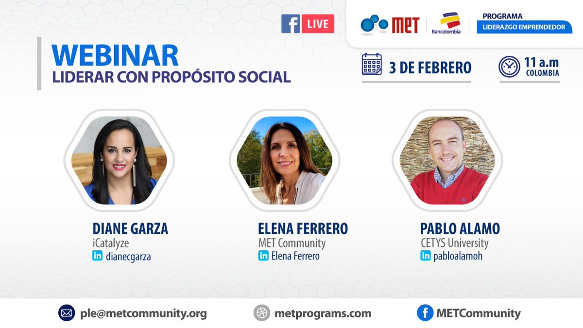 pabloalamo's tweet photo. "Liderar con propósito social". Un honor participar en este foro organizado por @METcommunity #liderazgo #propositosocial #rsc https://t.co/K0iyjaCOYx