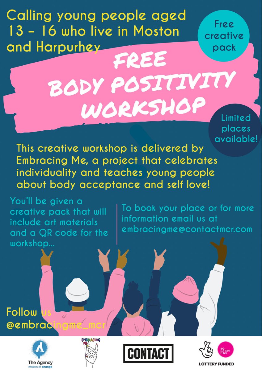 Chloe Malandra (@chloemalandra) on Twitter photo Brilliant project I’ve been working on the last few weeks! Free creative pack with lots of arts materials & video workshop. If you want a pack or know someone who will email embracingme@contactmcr.com to get your pack delivered to you! #bodypositivity <a href="/ContactMcr/">Contact</a> <a href="/Agency_change/">The Agency</a> Brilliant project I’ve been working on the last few weeks! Free creative pack with lots of arts materials & video workshop. If you want a pack or know someone who will email embracingme@contactmcr.com to get your pack delivered to you! #bodypositivity <a href="/ContactMcr/">Contact</a> <a href="/Agency_change/">The Agency</a>
