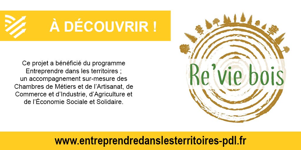 entreprendrepdl's tweet photo. ILS ONT OSÉ SE LANCER ! 
Aujourd'hui : projet Re'vie Bois : création d'une filière de valorisation du bois de seconde main sur le territoire ouest vendéen.
👉 https://t.co/N713ysACKs
@cmarPDL @ccivendee 
#ess #entreprendreautrement #vendée #bois #secondemain https://t.co/hb1p1TVtun