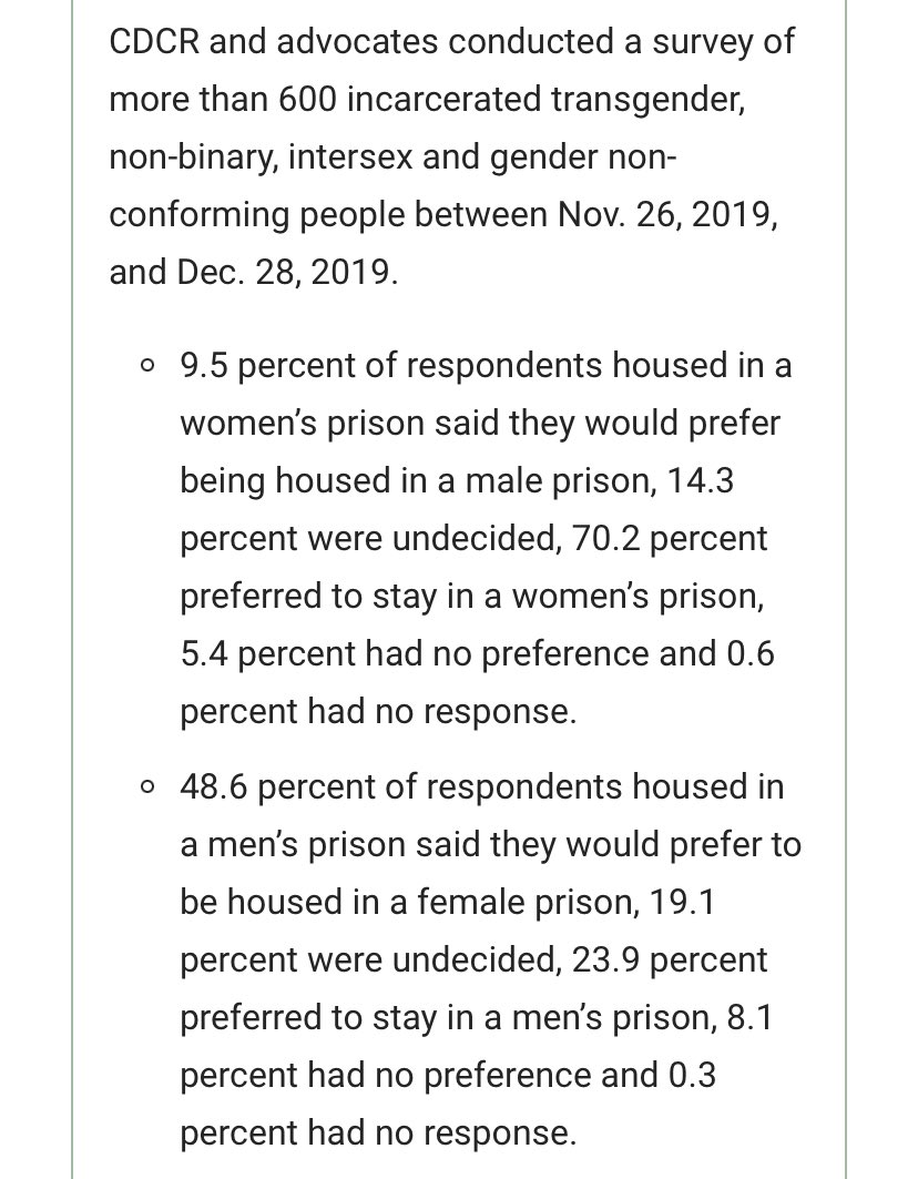 They say they don’t have the “data tools” to track where trans-identified inmates are housed, but they admit they do track this information, apparently well enough that they knew who to give this survey to (and where to find them).