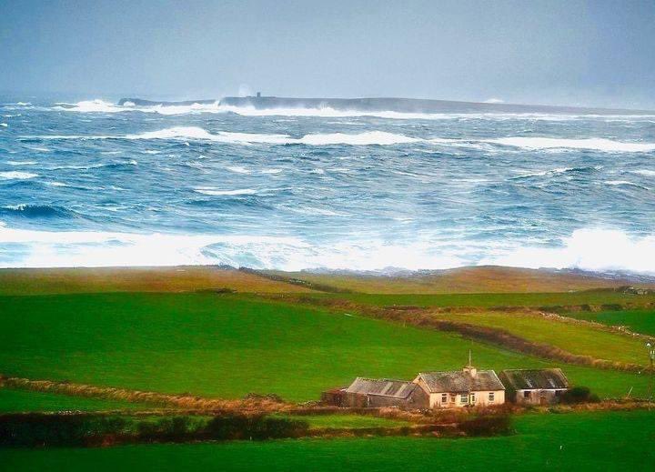Amazing photo of some of the scenery along the Wild Atlantic Way on the west coast of Ireland!