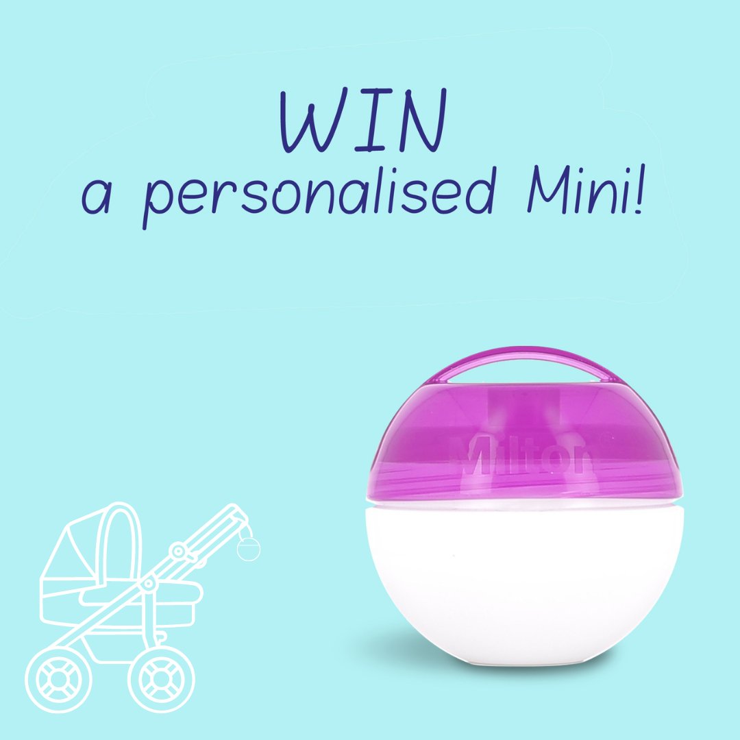 Milton_baby's tweet image. FOLLOW &amp;amp; RETWEET to #WIN a personalised Mini - perfect for being germ-free on the go! More chances to win on Insta (instagram.com/miltonbabyuk) and EVERY DAY on FB (facebook.com/MiltonBaby)

@Twitaculous #giveaways #competitions #freebies #comps #compers #competition #freebiefriday