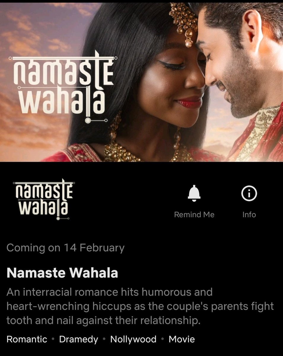 Bollywood meets Nollywood.

An Indo-Nigerian collaborative feature #NamasteWahala by @hamishadahuja, ft. @IniDimaOkojie @ruslaanmumtaz @RMofeDamijo #JokeSilva #SujataSehgal @hamishadahuja & @imoheboh, premieres Feb 14th on @NetflixIndia. 

@MI_Abaga @djsuketuindia @NetflixFilm