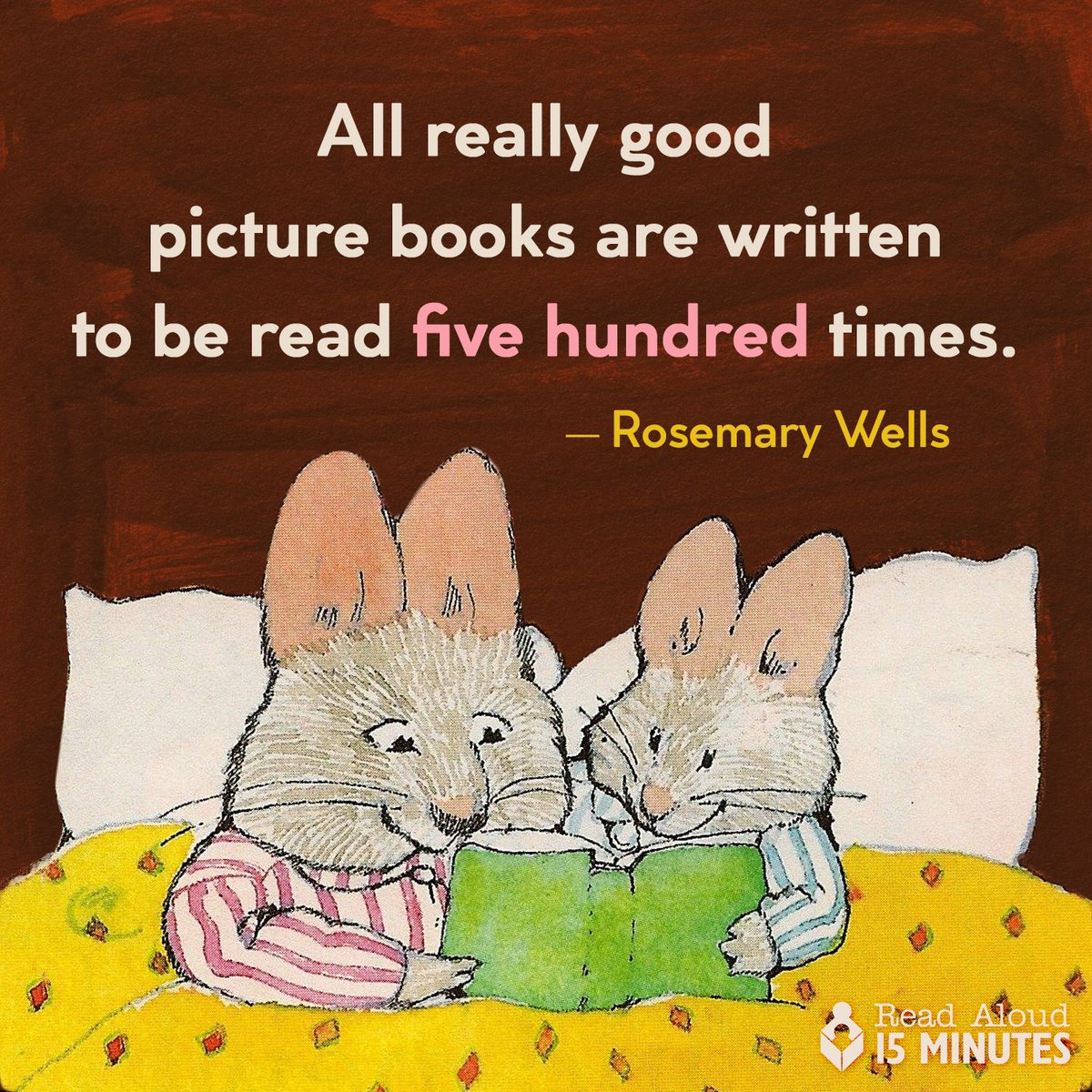 ReadAloud_org's tweet photo. Happy Birthday, Rosemary Wells! Thank you for giving us the unforgettable characters of Max and Ruby, Noisy Nora, and Yoko. https://t.co/wGqPMi3JMy