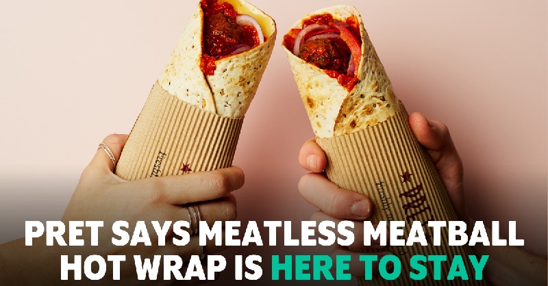 veganuary's tweet photo. WE DID IT!! We voted and they listened. 🙌🌯⁠💚 @Pret's Meatless Meatball Hot Wrap is staying put! 🎉 The newly permanent wrap will join the Pret menu alongside another new Veganuary item – the Chef’s Special Sunshine ‘n Spice Wrap. Are you as happy as we are?! #Veganuary2021 https://t.co/1iQdh3EOQa