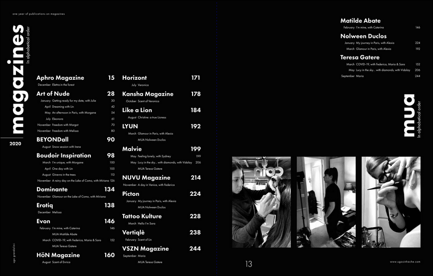 ugrandolini's tweet photo. Now working at "One year of publications on magazines  2020" a collection of images that were published in 2020 on International Magazines.
256 pages, 20 models, more than 200 images.

Limited edition, write me if you are interested in buying one copy. https://t.co/XM8SVeH7Oo
