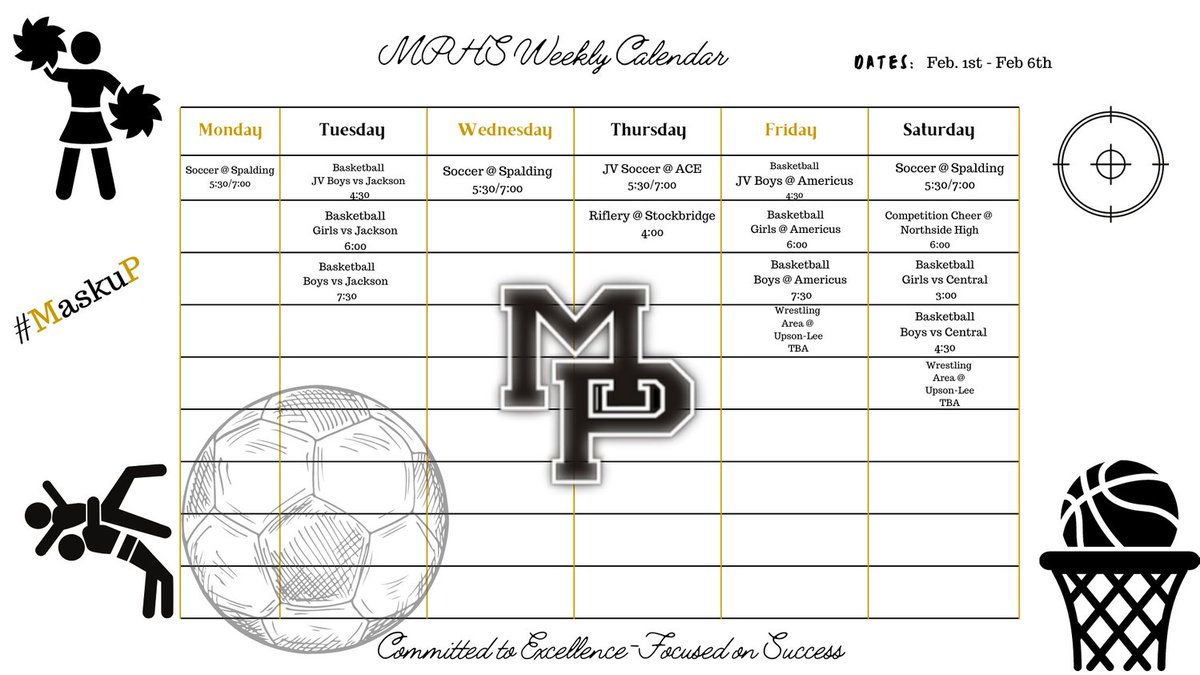 IamaCHAMP91's tweet photo. What's happening next week at MPHS? Here you go! @MPBulldogsBball @MaryPersonsHigh @monroe_schools @MPBulldogsBball @MPBulldogSoccer @brown_titus @MPHSCheer @bhamlin55 @CentralGaSports https://t.co/D7pg56E7Hp