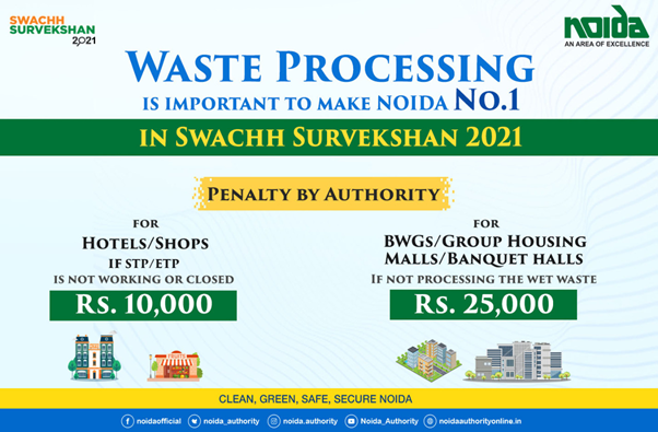 noida_authority's tweet photo. Waste processing and recycling play a major role in preserving the environment, it also increases safety and in the workplace and community. It's our responsibility to make the city clean, green and safe for all of us.
#SwachhSurvekshan2021Noida
#GarbageFreeNoida https://t.co/7kh5VRkY3G
