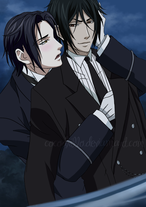 HedonistSebast1's tweet photo. My crush on Claude (even ignoring the fact that demons don't get crushes), is getting out of hand. Claude, if you see this you have my express permission to absolutely wreck me. I wish you would. #BlackButlerRP #KuroshitsujiRP #sebaclaude https://t.co/J0TCNm2czn