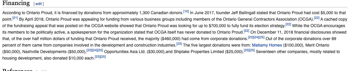 But his company, Mattamy Homes, has also substantially bankrolled Ontario Proud, which I have reason to believe pushed the Postmedia hit on my reputation.