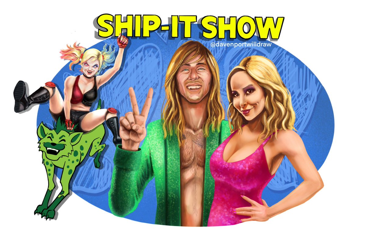 TheShipitShow's tweet photo. 💚💜 to @davenportwilld1 for the excellent art of @tarastrong &amp; @GregCipes! If you're digging it, give him a follow https://t.co/KnudSuuNUR https://t.co/DI6iZrokI9