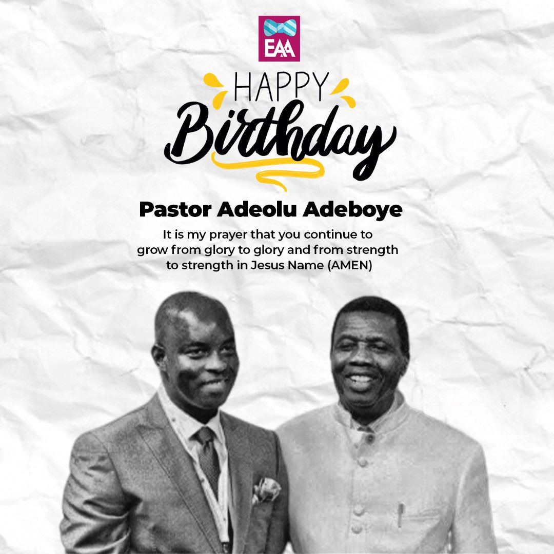 Pastor Adeboye tweet media