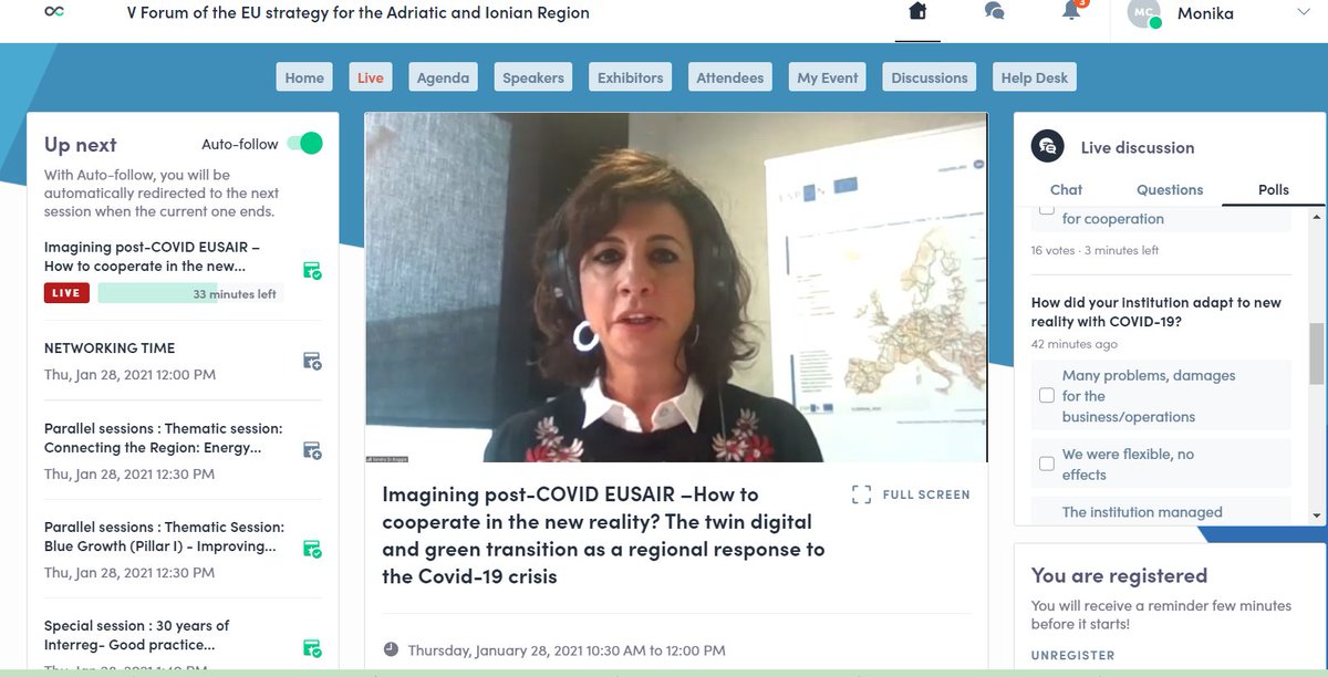 We are talking about Strengthening the resilience of the Adriatic and Ionian Region through cooperation these days in #Belgrade 

More info HERE: bit.ly/3j015Ww