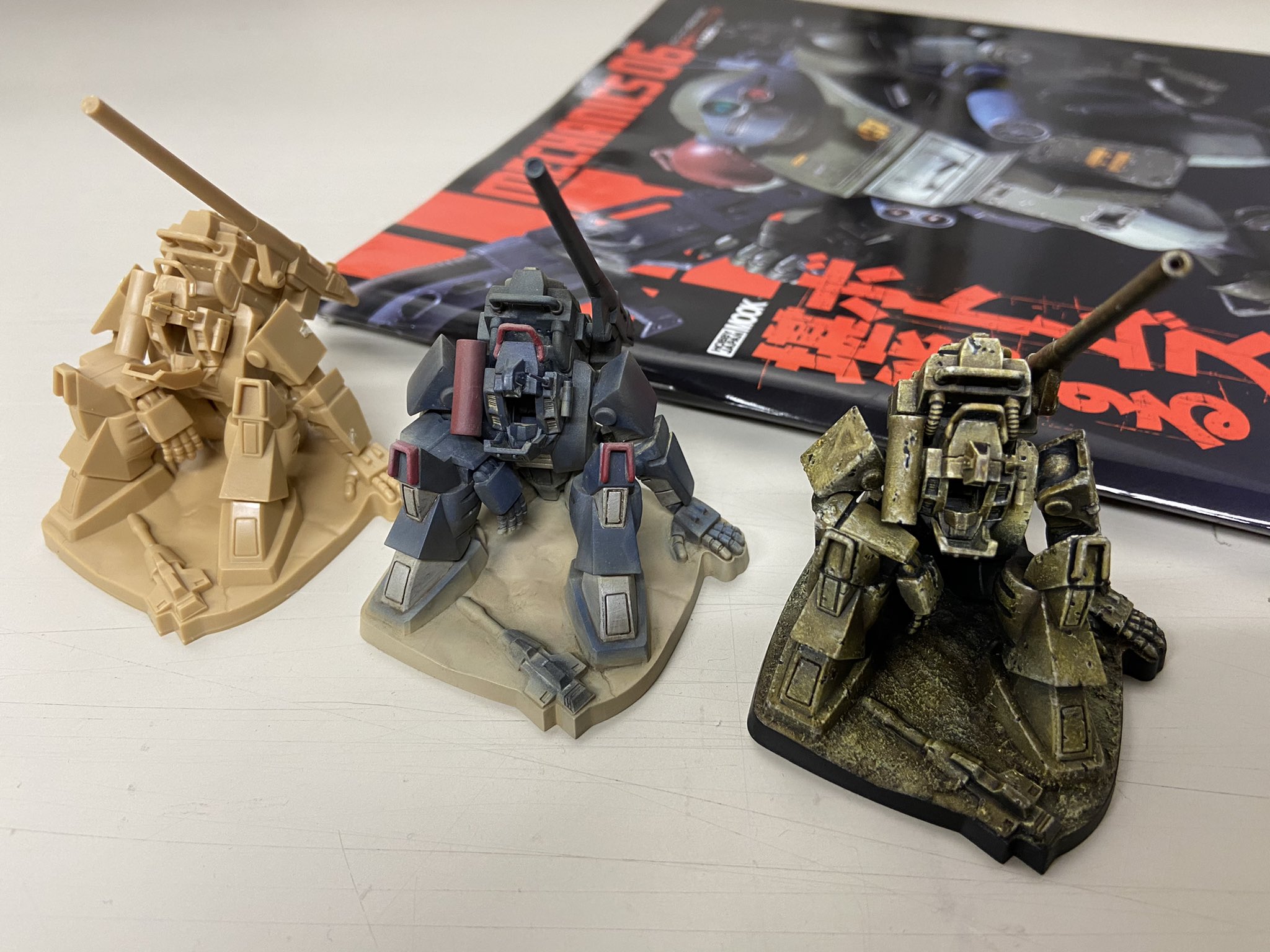 ホビージャパン編集部 Hjメカニクス08の付録プラキット 朽ちダグラム ビネットもいよいよ完成間近 塗装作例も2作到着 3月13日発売まで今しばらくお待ちください ダグラム T Co Usfzuup45p Twitter