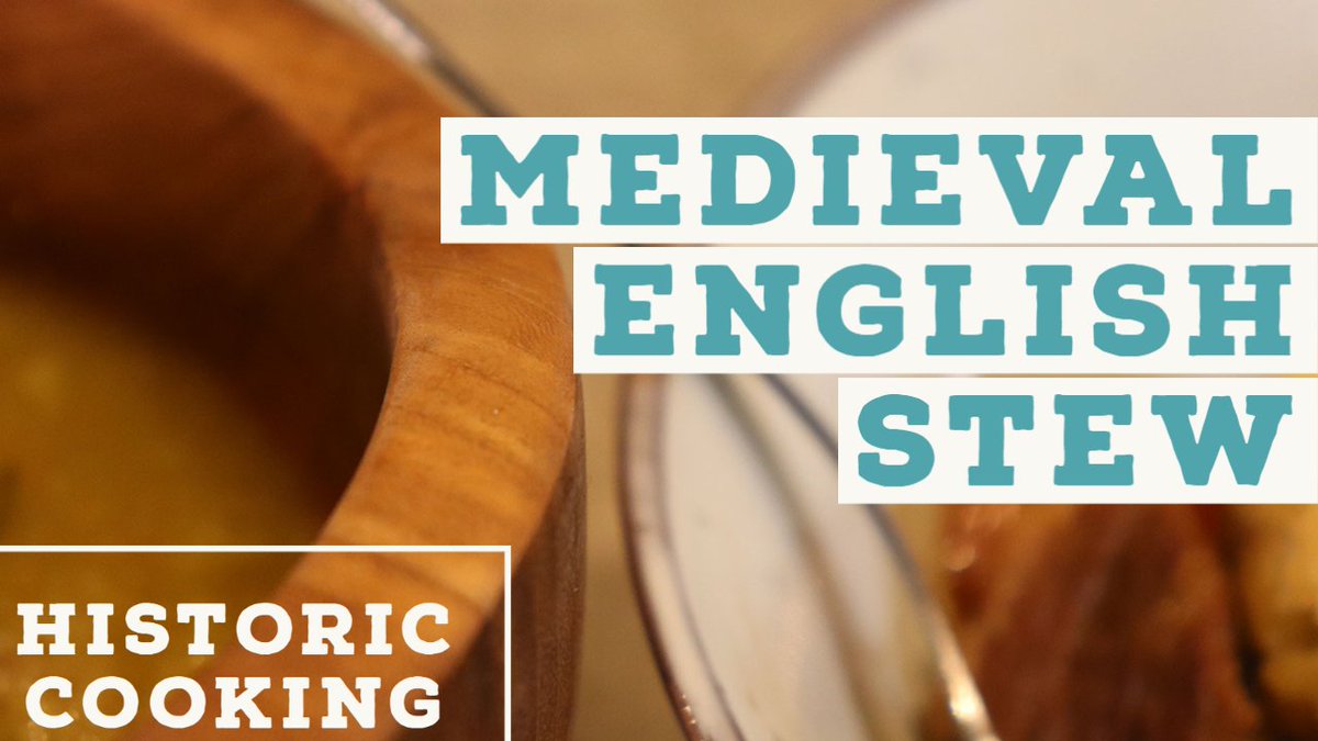 The_Herbert's tweet photo. Episode 1 of #HistoricCooking is now live!
We recreate an English beef stew from 1420 and also make a modern version you can try at home 🍲

Our next episode comes out in March (sneak peek, the modern version is a dessert!)
https://t.co/MaV29ebrWL https://t.co/J4KiPyJGgm