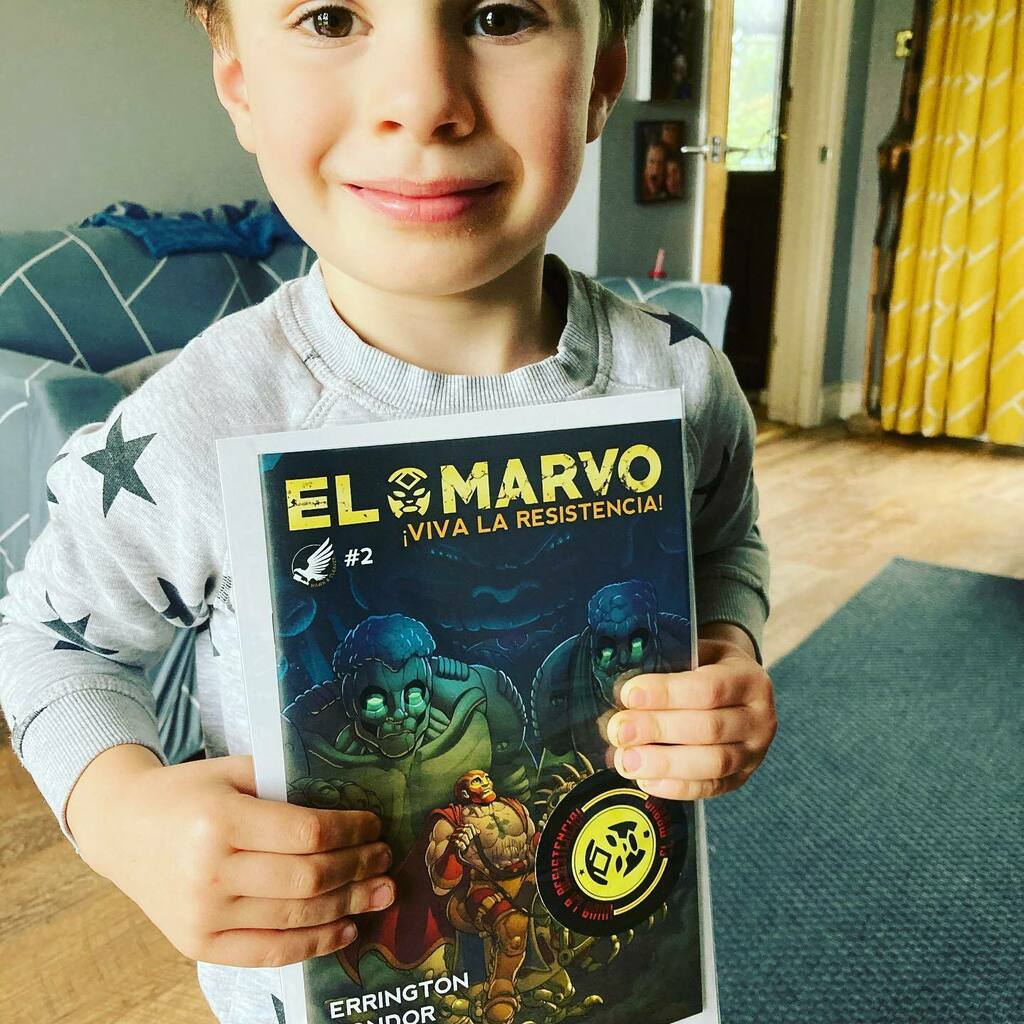 Think I’ve lost my new comic already.  A nice read to kickstart the weekend. #elmarvo #hawkandcleaver instagr.am/p/CKoO37YAwcx/