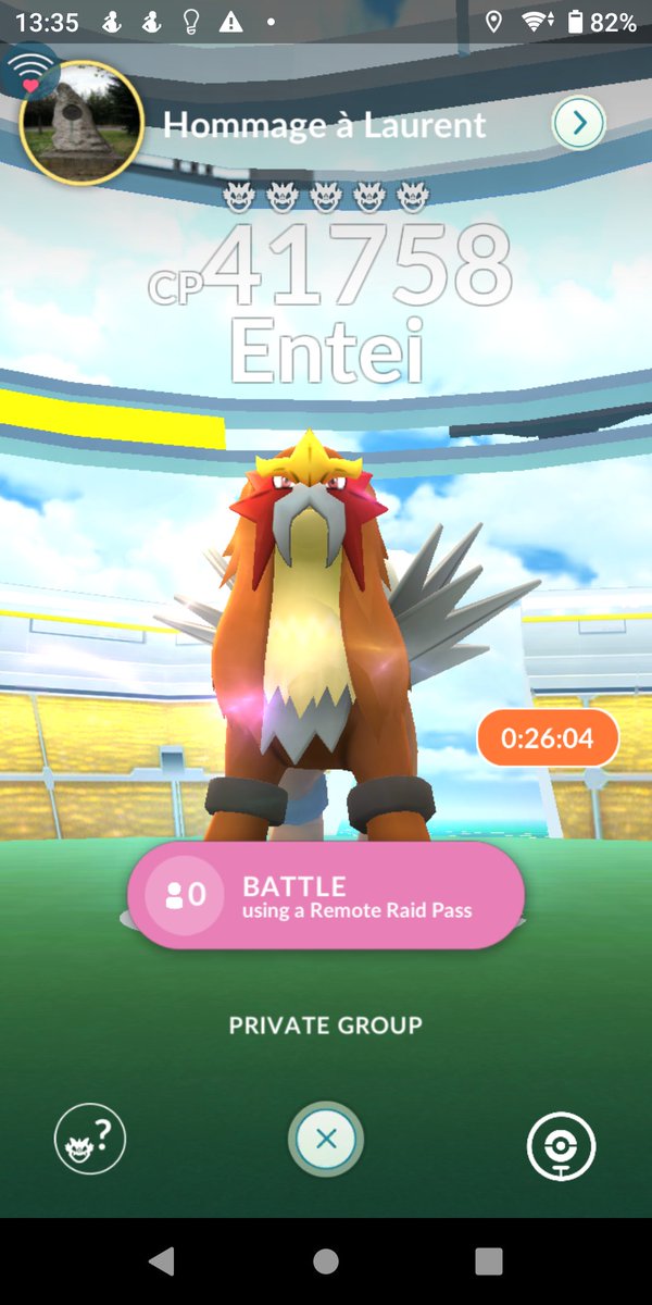 darkangelike3's tweet photo. #PokemonGoRaids #PokemonGoRaid #Enteiraid #EnteiRaids
To get invirations:
1) Follow me
2) Reply with your Trainer name + Lvl
3) I will DM you my code, add me https://t.co/XaiJ67kGnU