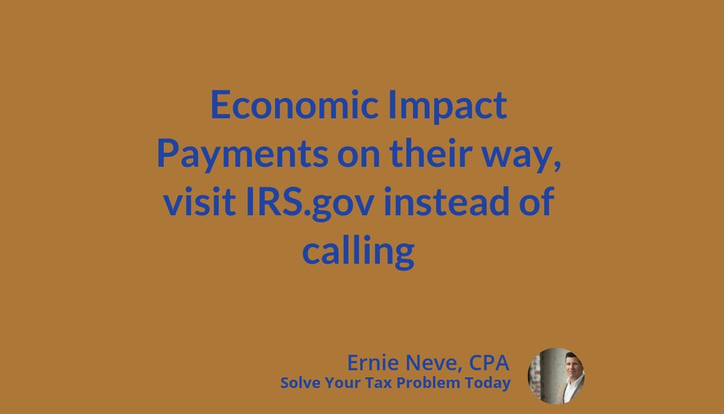 solveirsproblem's tweet image. While the IRS is exploring options to correct these payments, if you have not received your full payment by the time you file your 2020 tax return, you may claim the Recovery Rebate Credit on your tax return.

Read more 👉 lttr.ai/cVqB

#Irsproblem #Taxproblem