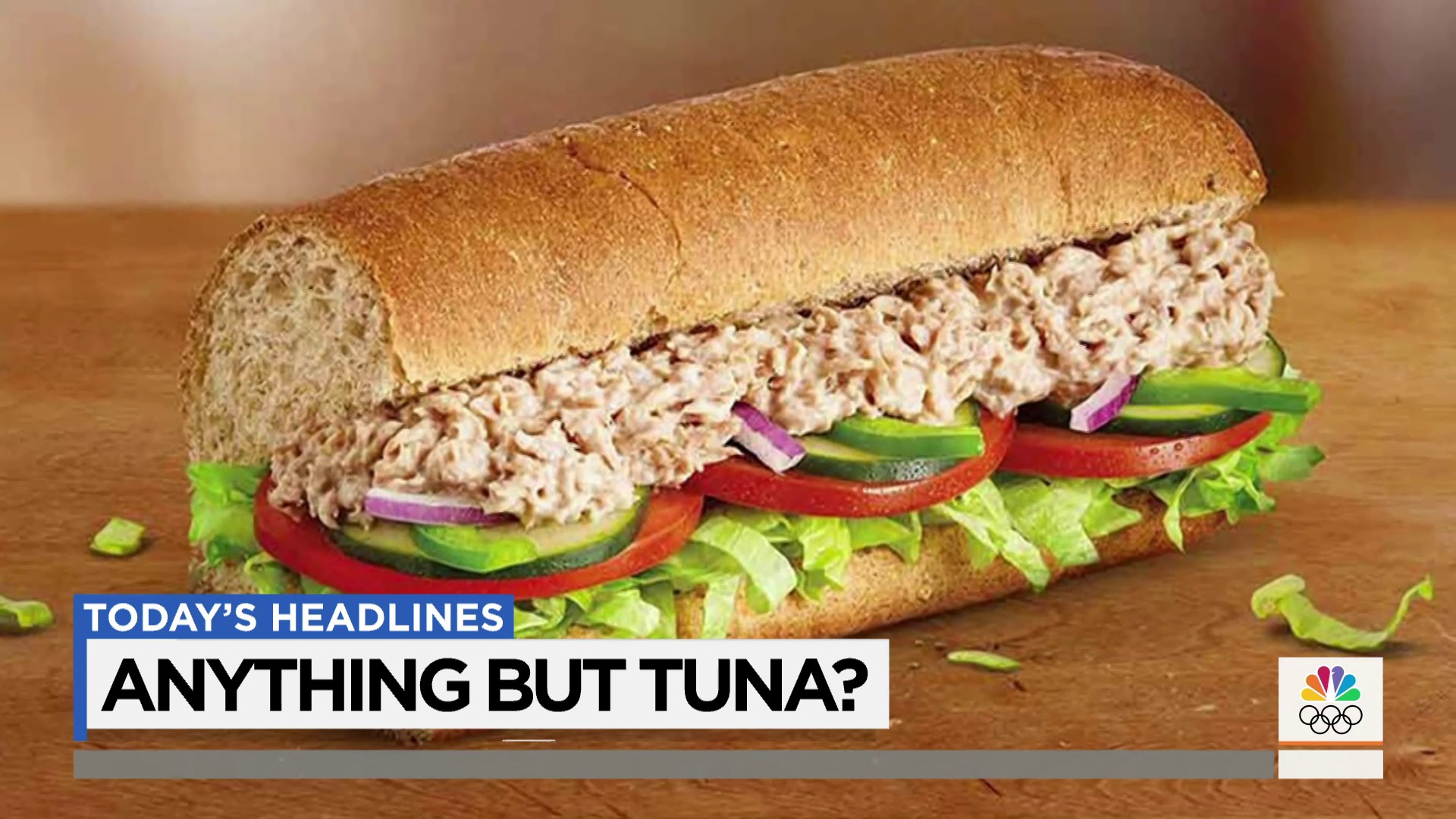 Tuna cheap subway sandwich