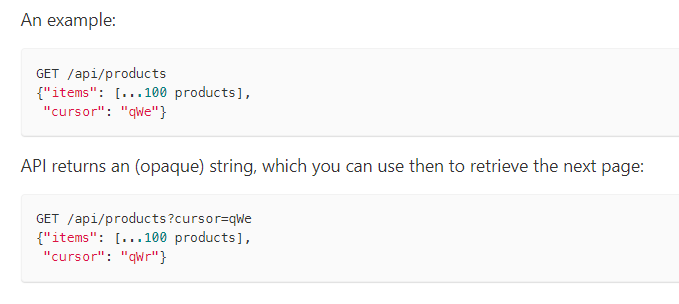 Pagination design in #REST APIs: page &amp; limit parameters provide suboptimal performance, while cursor-based pagination performs better. If direct links to page aren't a #UX requirement, go for cursors! And #GraphQL is pushing in the same direction. solovyov.net/blog/2020/api-…