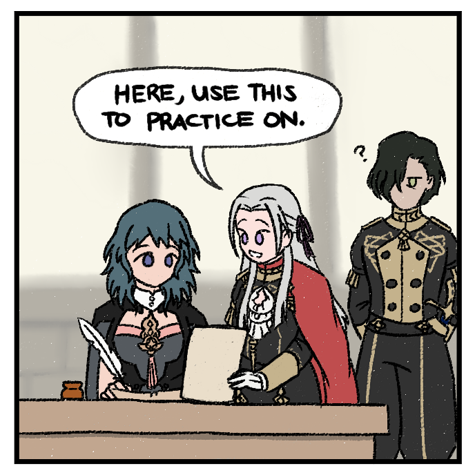 always be prepared to shoot your shot

#fe3h #blackeagles 